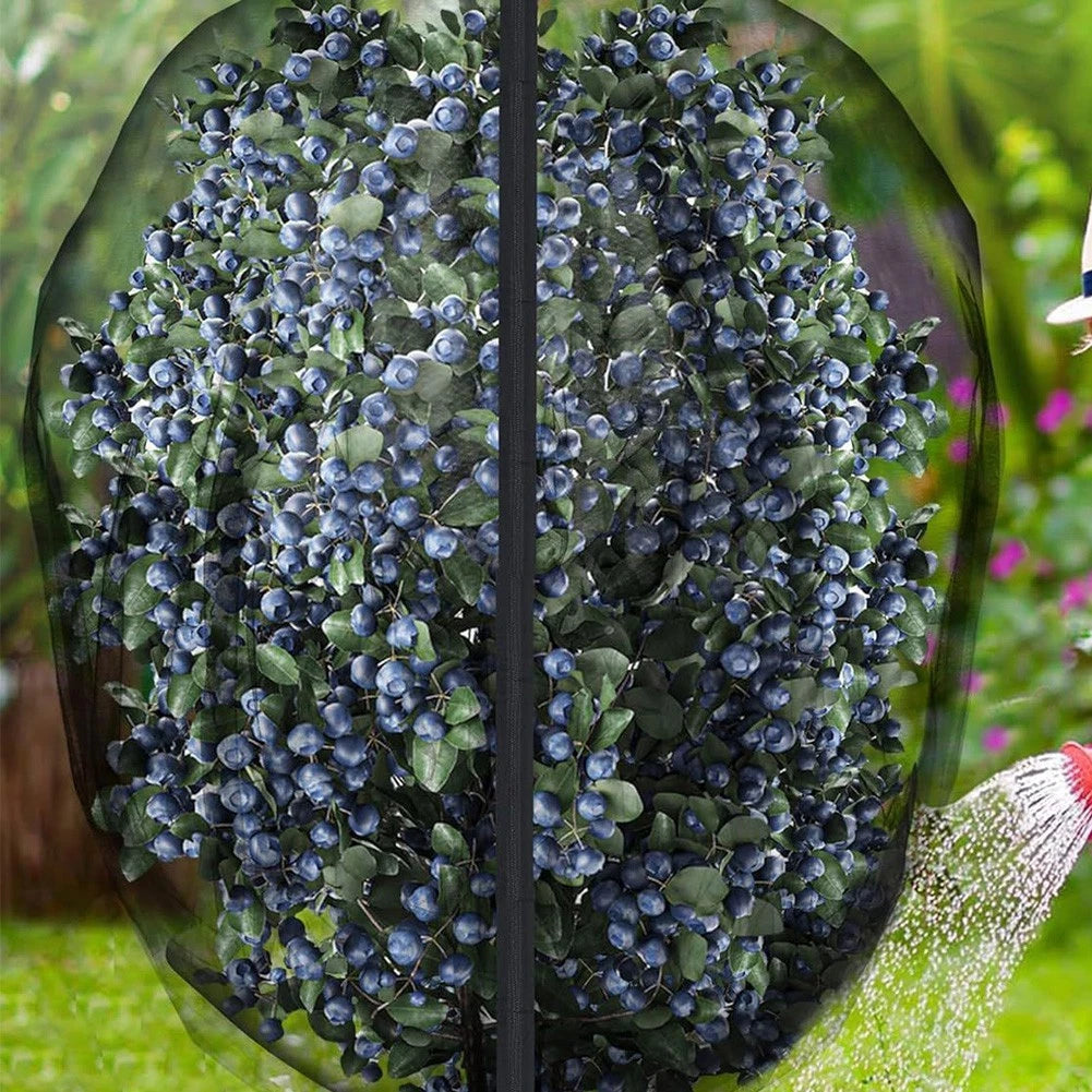 Fruit Tree Protection Netting with Drawstring and Zipper for Garden Use