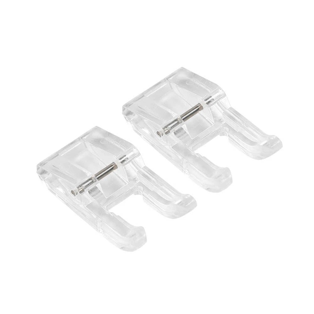 2X Clear Open Toe Embroidery Presser Foot for Sewing Machine (9909)