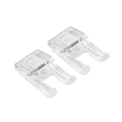 2X Clear Open Toe Embroidery Presser Foot for Sewing Machine (9909)