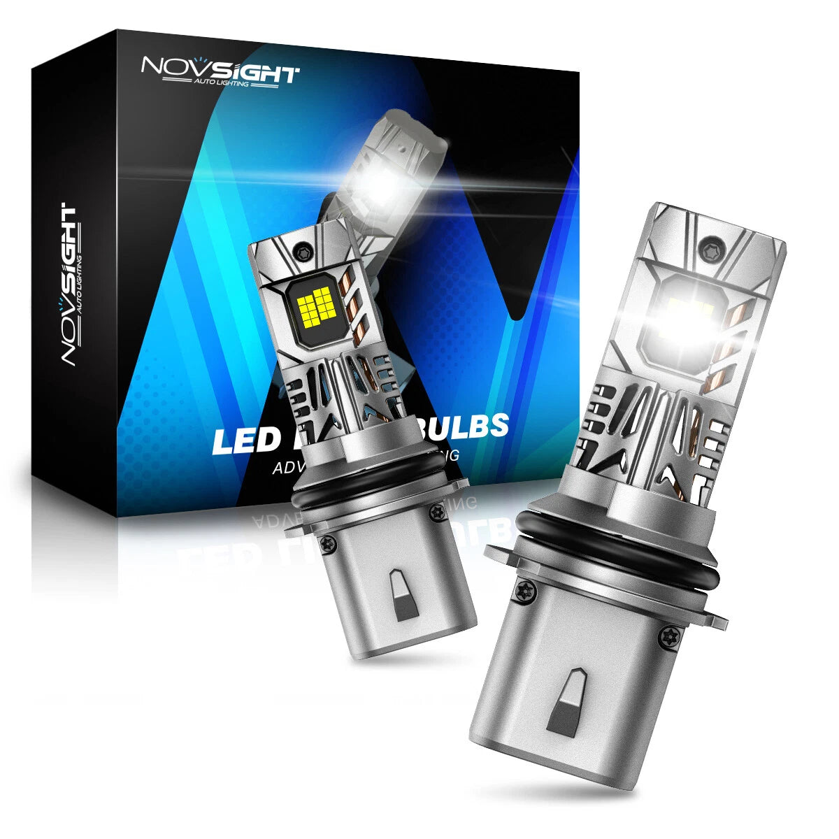 2X 9004 HB1 LED Headlight Bulbs for