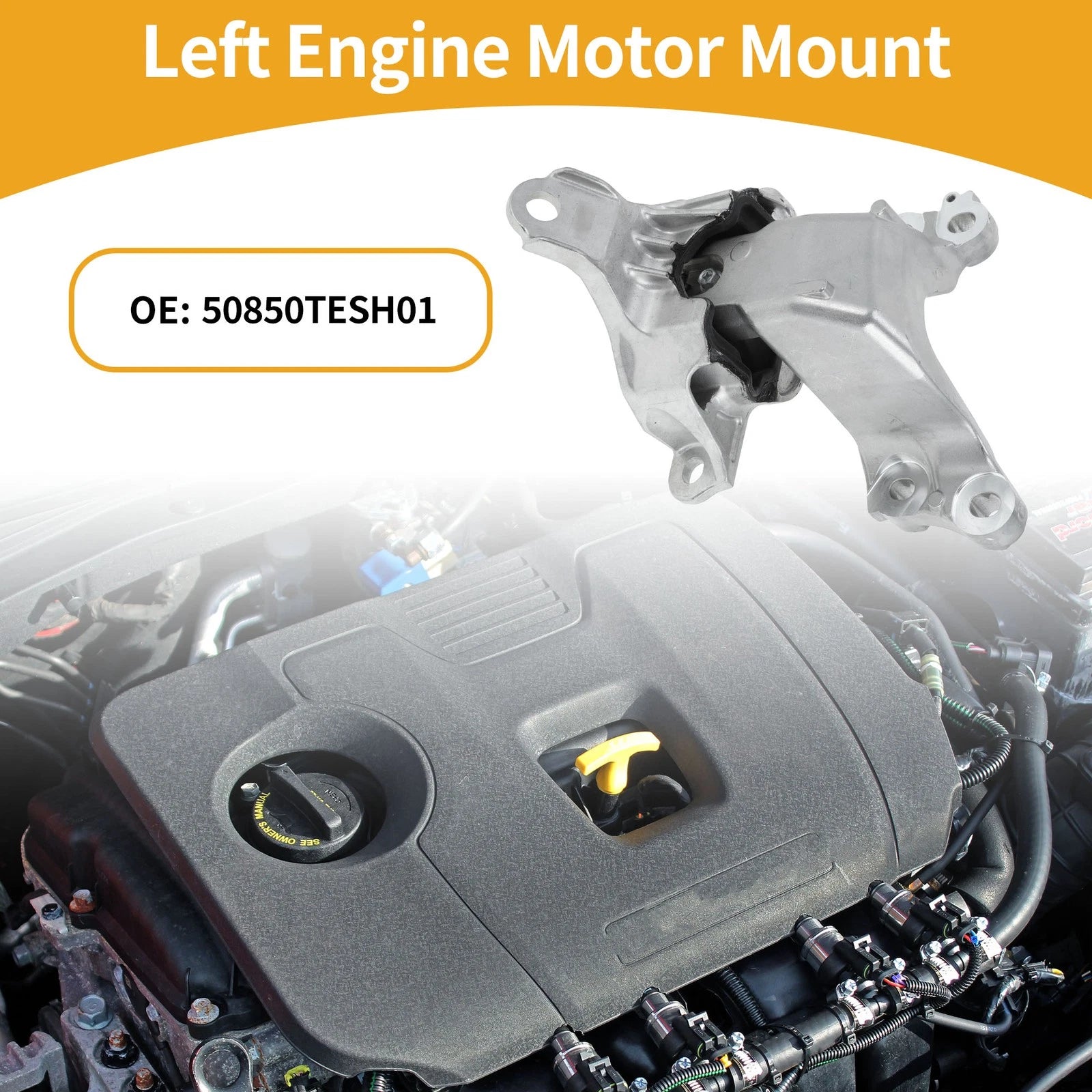 Engine Motor Left Mount Engine Mounting for Honda Civic FC7 (2016–2019)