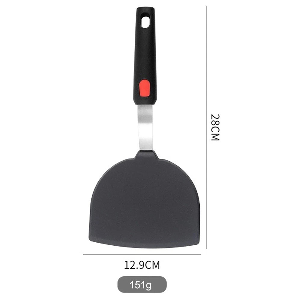 Set of 4 Ergonomic Silicone Spatulas for Kitchen Cooking