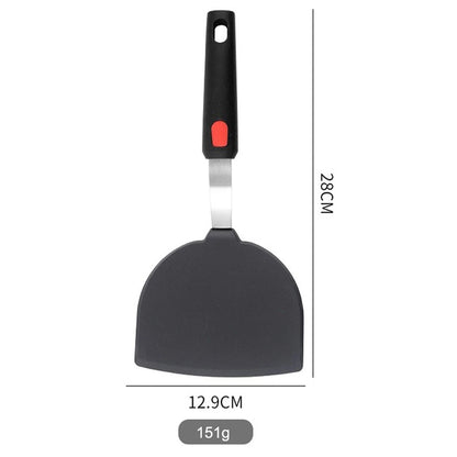 Set of 4 Ergonomic Silicone Spatulas for Kitchen Cooking