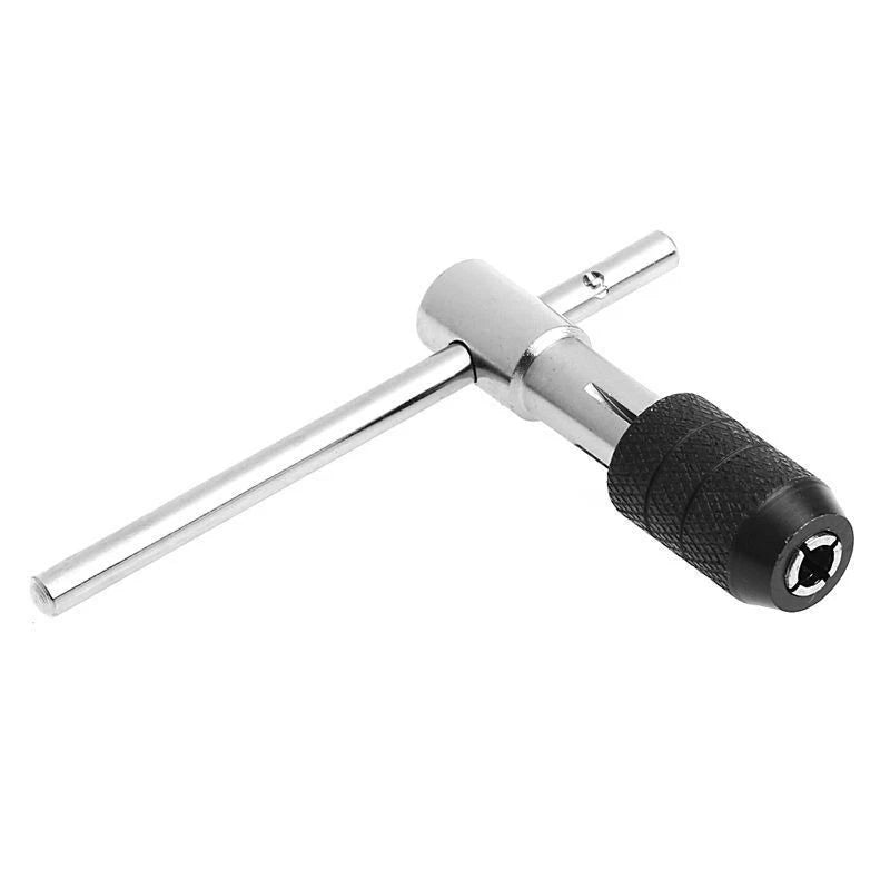 Adjustable Ratcheting T-Handle Tap Wrench M3-M6 for Hand Tools