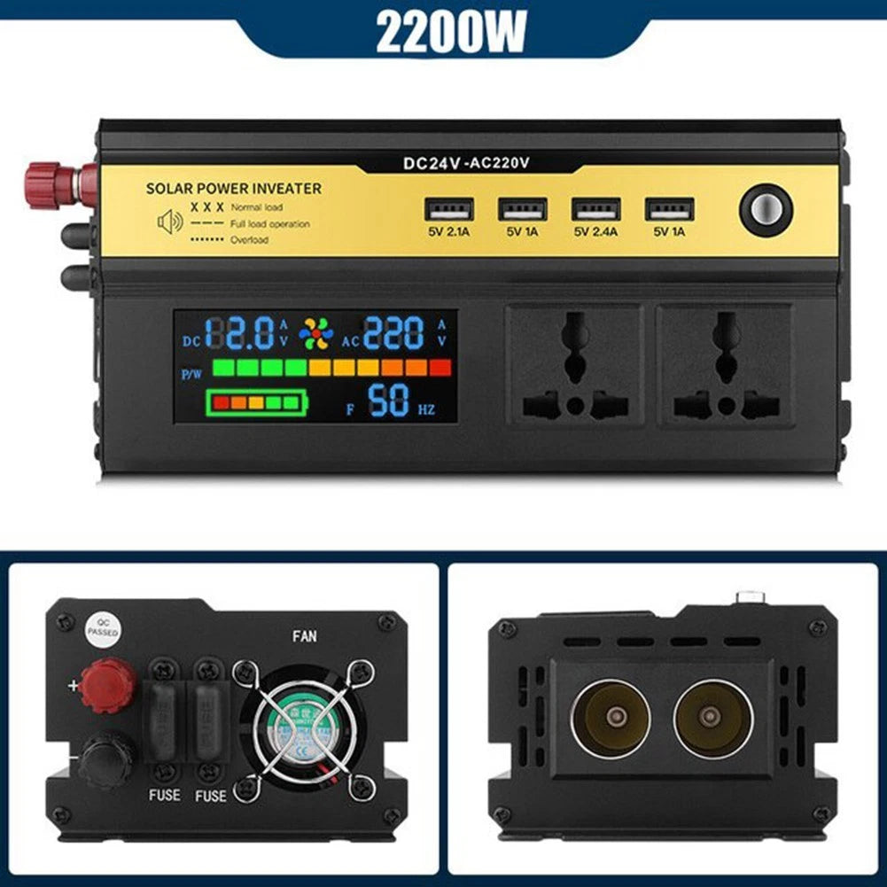 12000W Solar Inverter for Car (12V/24V-220V)