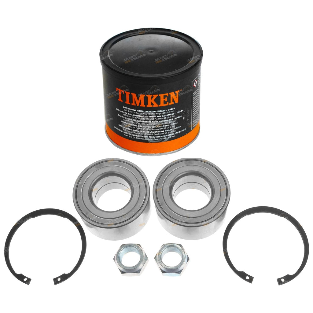 2x Front Wheel Bearing Kits + Grease for Lancer CH (2003–2008)