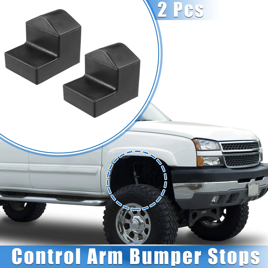 2 Pcs Front Lower Suspension Control Arm Bumper Stops for GMC Sierra 2500 (2001–2010)