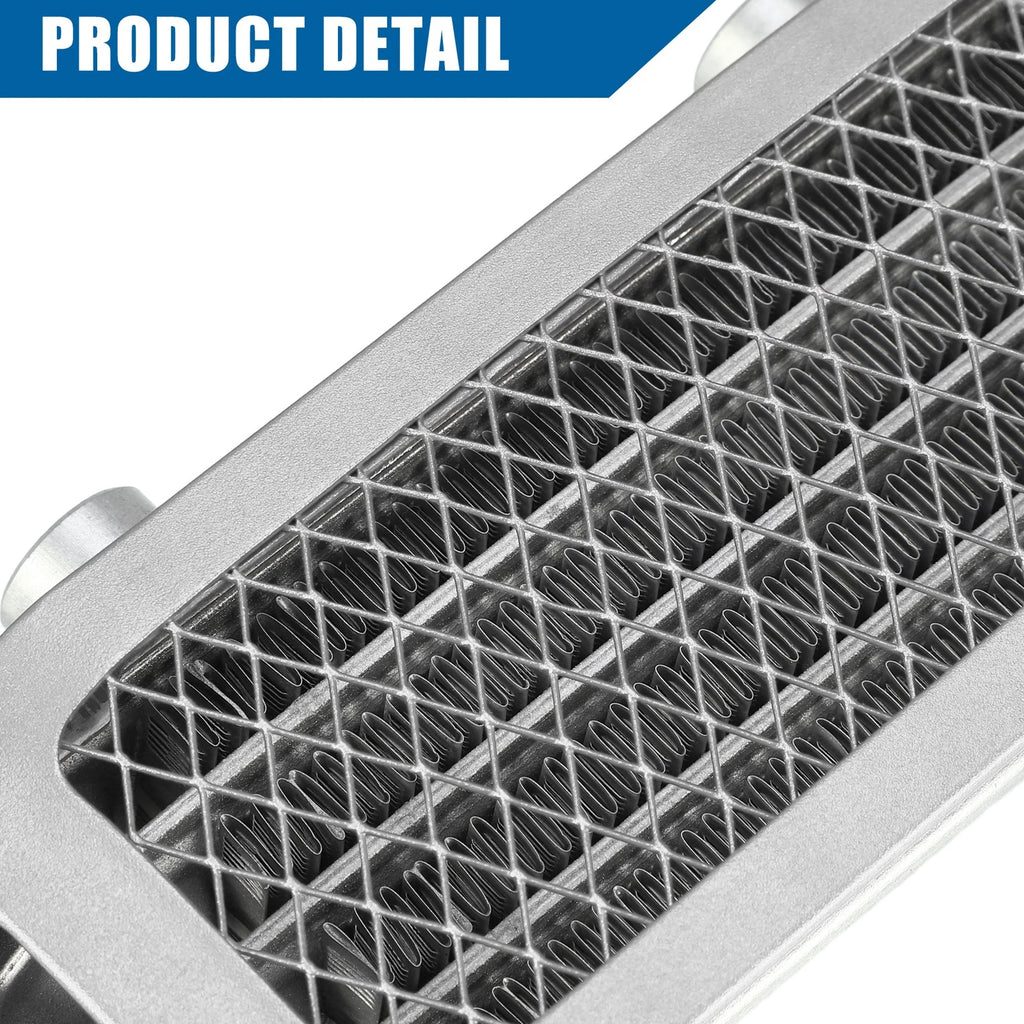 Engine Oil Cooler Radiator Silver Tone M12 Interface for Monkey Bike (1969–2020)