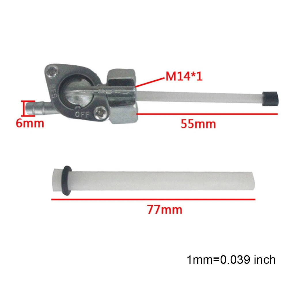 Fuel Valve Petcock for Honda MR50 P50 PC50 QA50 Z50 (1968–1978) 16950-045-005 16950-044-004