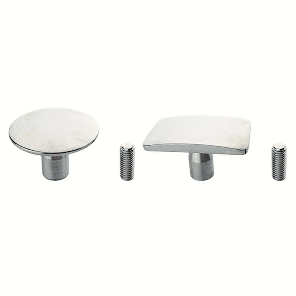 Set of 2 Round & Rectangular PDR Hammer Replacement Heads Stainless Steel