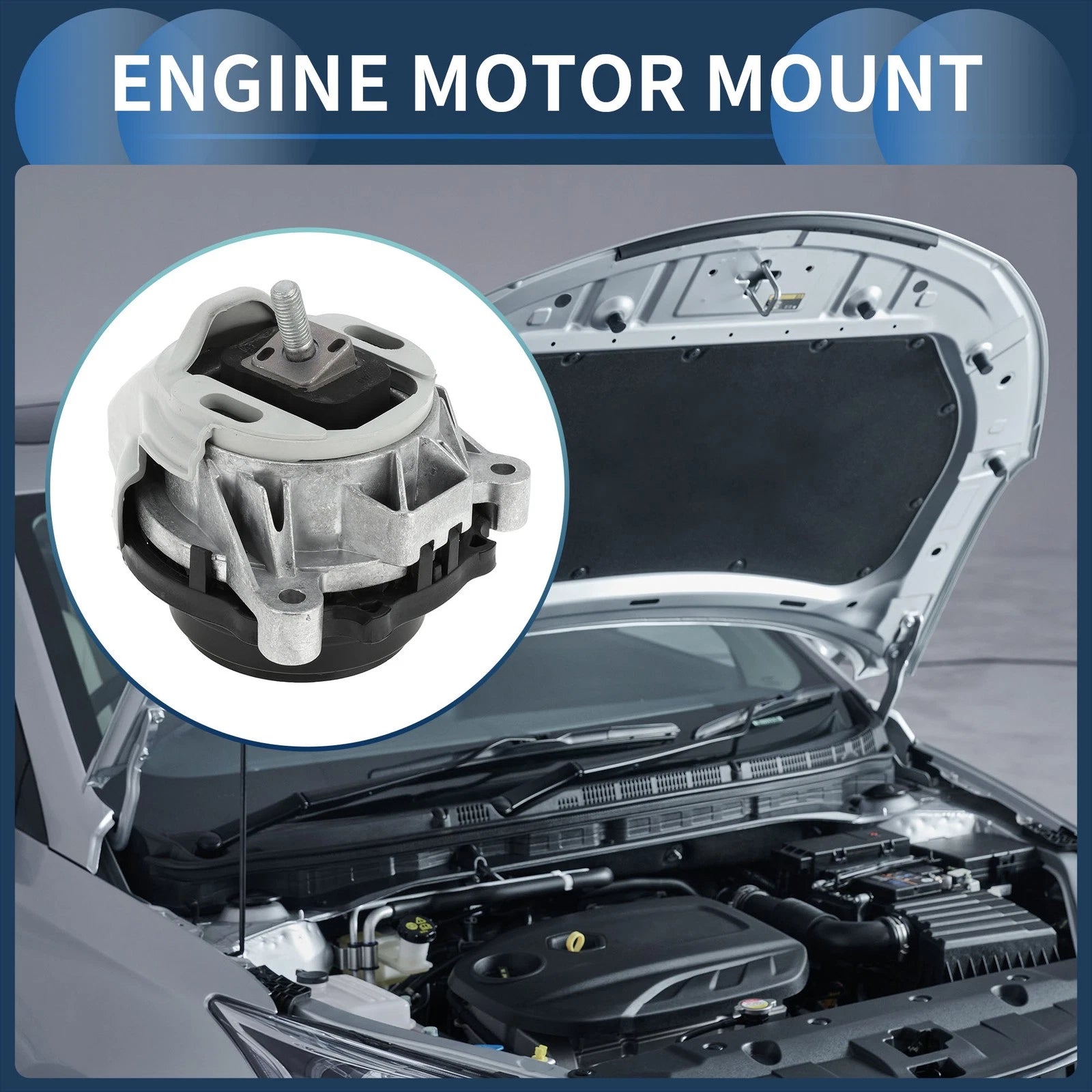Engine Motor Mount Replacement for BMW X3 F25 (2011–2017) 3.0L 4WD A MT