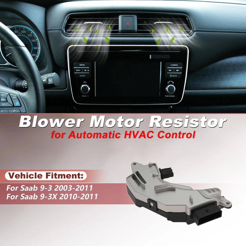 Blower Motor Resistor for Saab 9-3 (2003–2011) Replace 13250114/18085