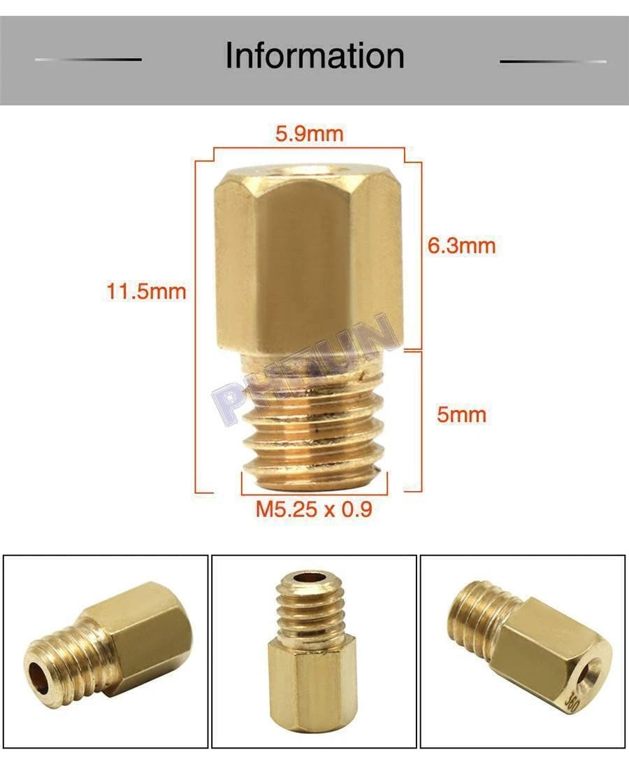 12Pcs Main Jet Set for Mikuni VM TM TMX Carburetor (#210-260, 270-320)