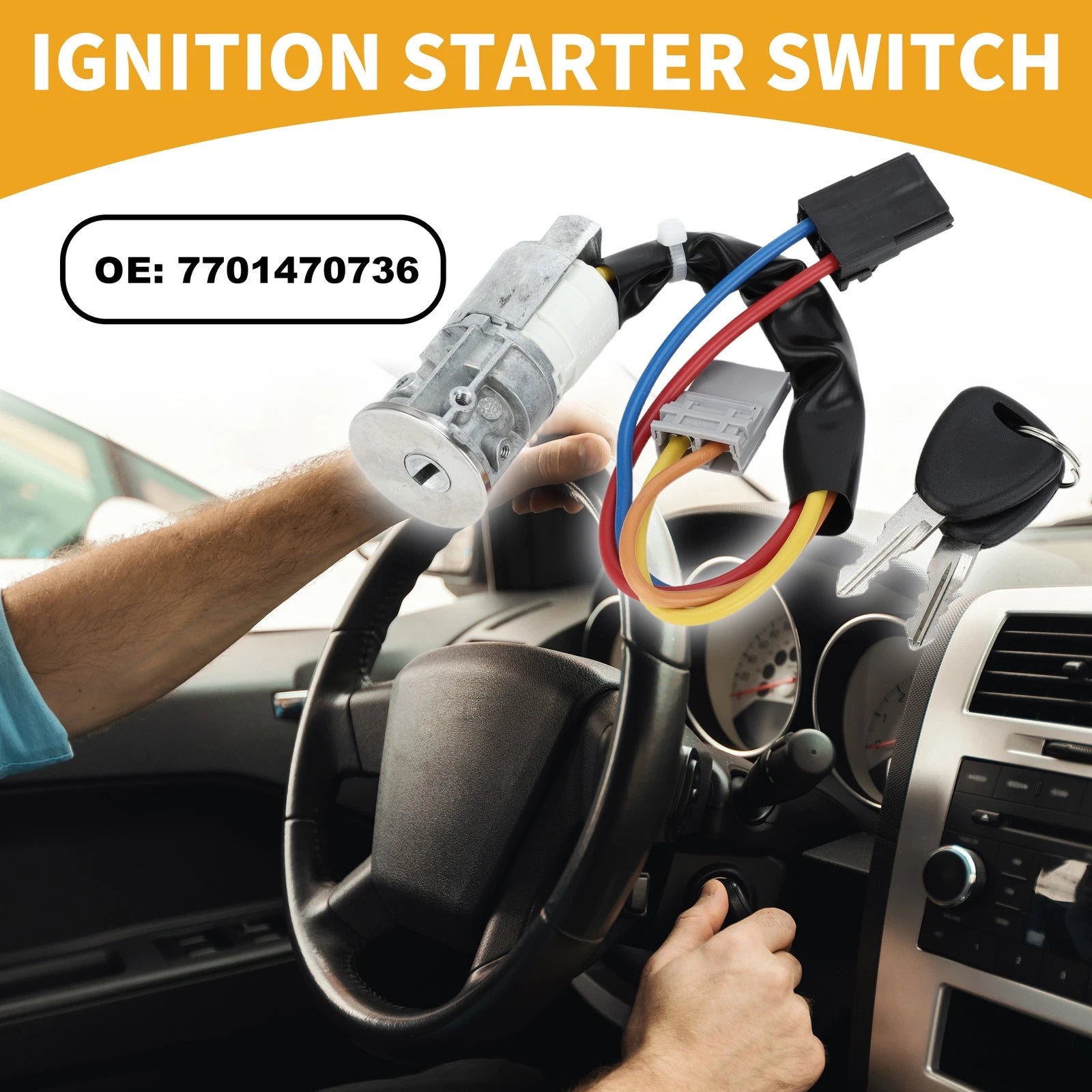 Ignition Starter Switch for Renault (No. 7701470736)