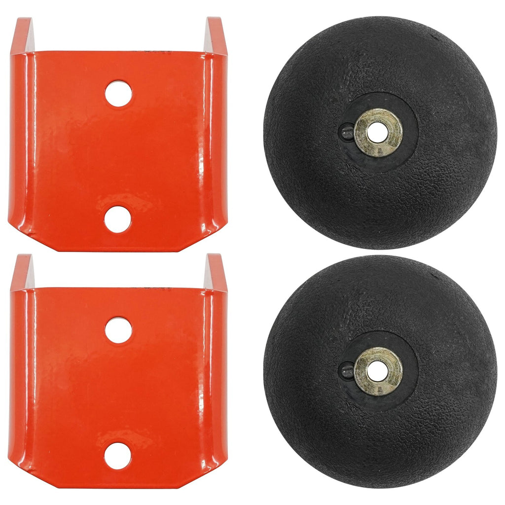 Deck Anti Scalp Wheel Rollers and Brackets for Scag SCZ48V (2016–2019)