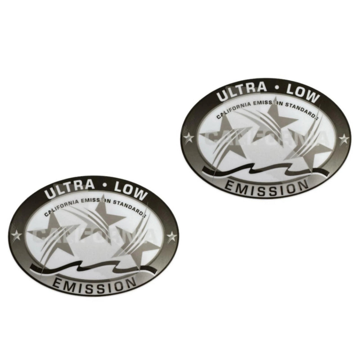 Set of 2 Outboard Graphic Sticker Decals for California DOT (3 Star)