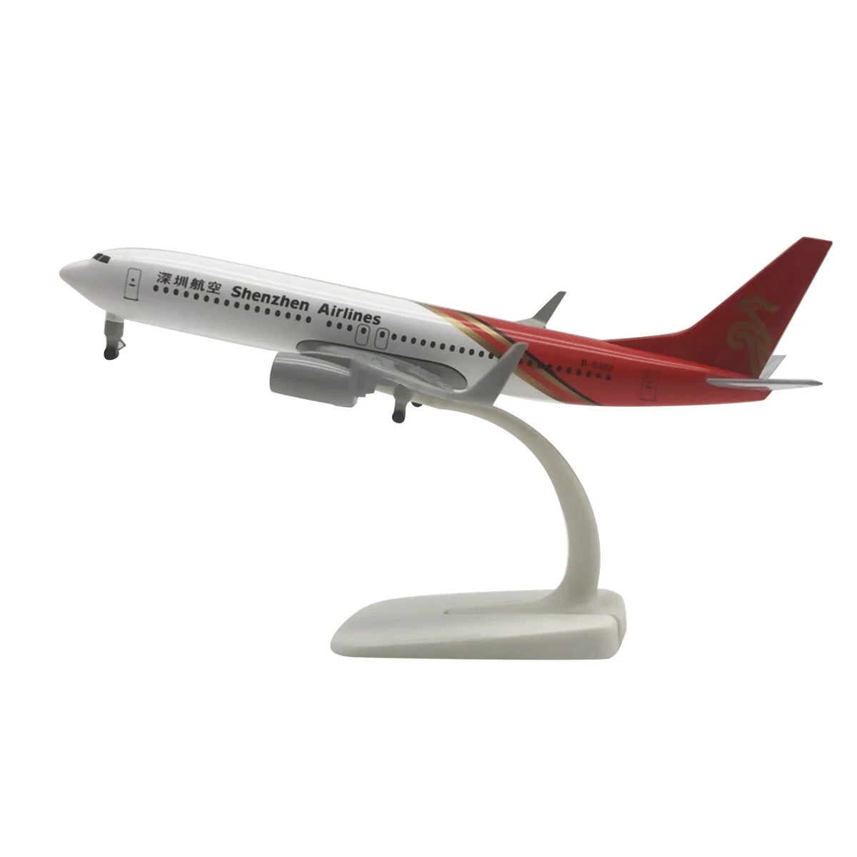 Diecast Alloy B737 Model Toy 1/350 Scale (20cm)