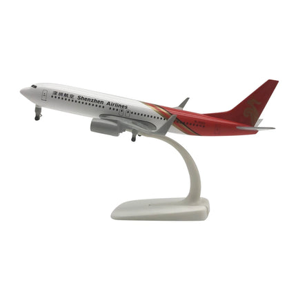 Diecast Alloy B737 Model Toy 1/350 Scale (20cm)