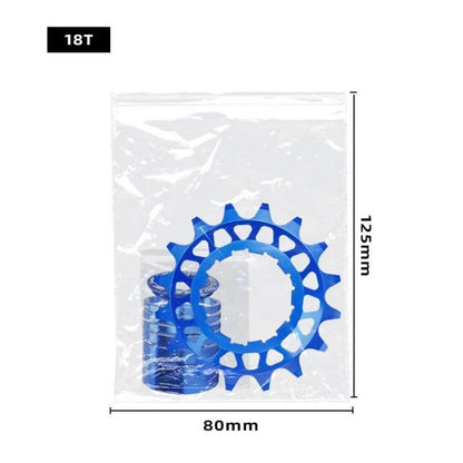 Single Speed Conversion Kit 16T 18T for Bikes (Lightweight Aluminum)