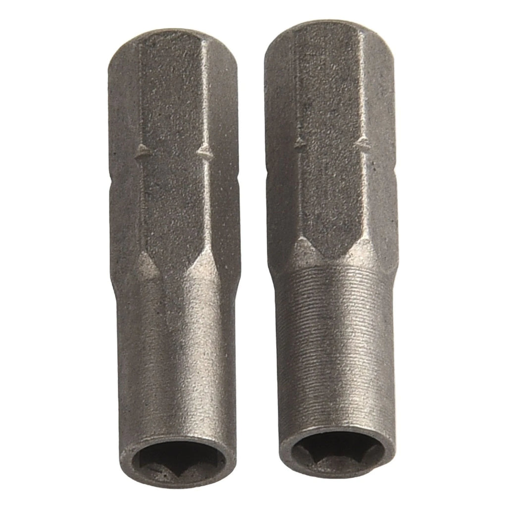 2X Bit 1/4 Insert Adapter for Standard 1/4 Drive Tools 6.35mm to 4mm