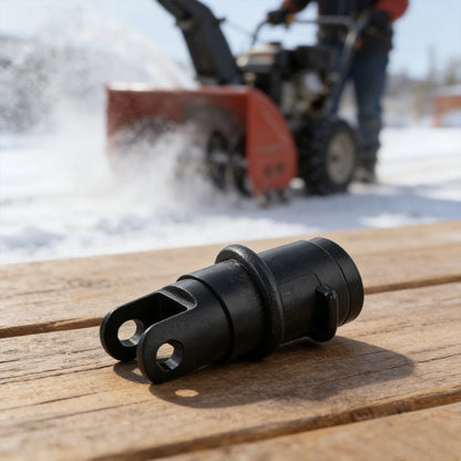 Oblique Slot Worm Gear for Snow Blower