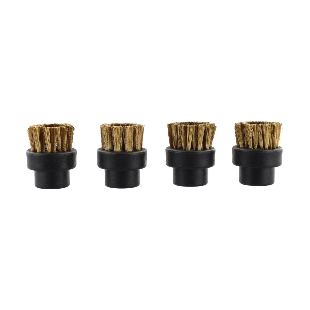 Set of 4 Round Wire Brushes for Dupray Steam Cleaner