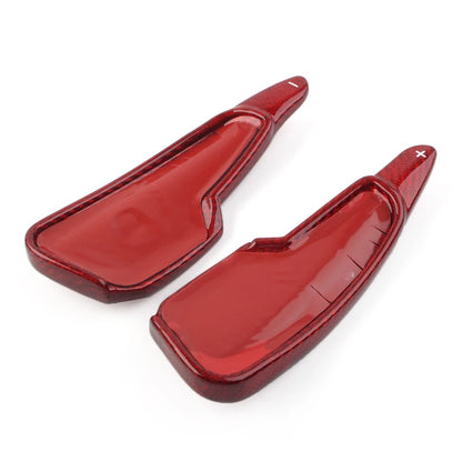 Carbon Fiber Red Steering Wheel Shift Paddle for Chevrolet Corvette C8 (2020–2022)