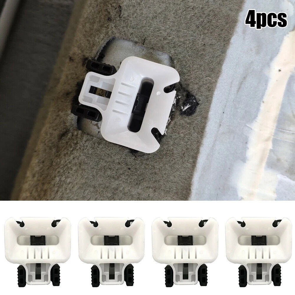 Rear Seat Clips for Honda (Nylon, White)