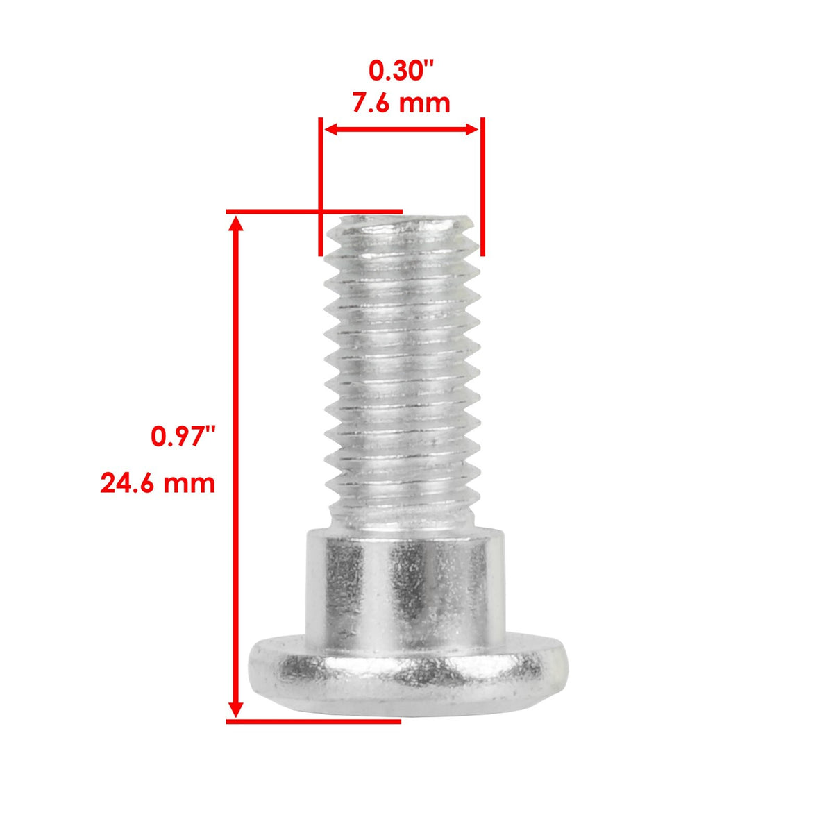 Rear Brake Disc with Bolt and Flange for Honda TRX400X (2009–2014)