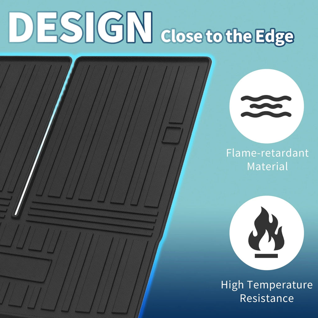 Cargo Liner Rear Trunk Mat Replacement for Volkswagen Tiguan (2018–2024) 7 Seats