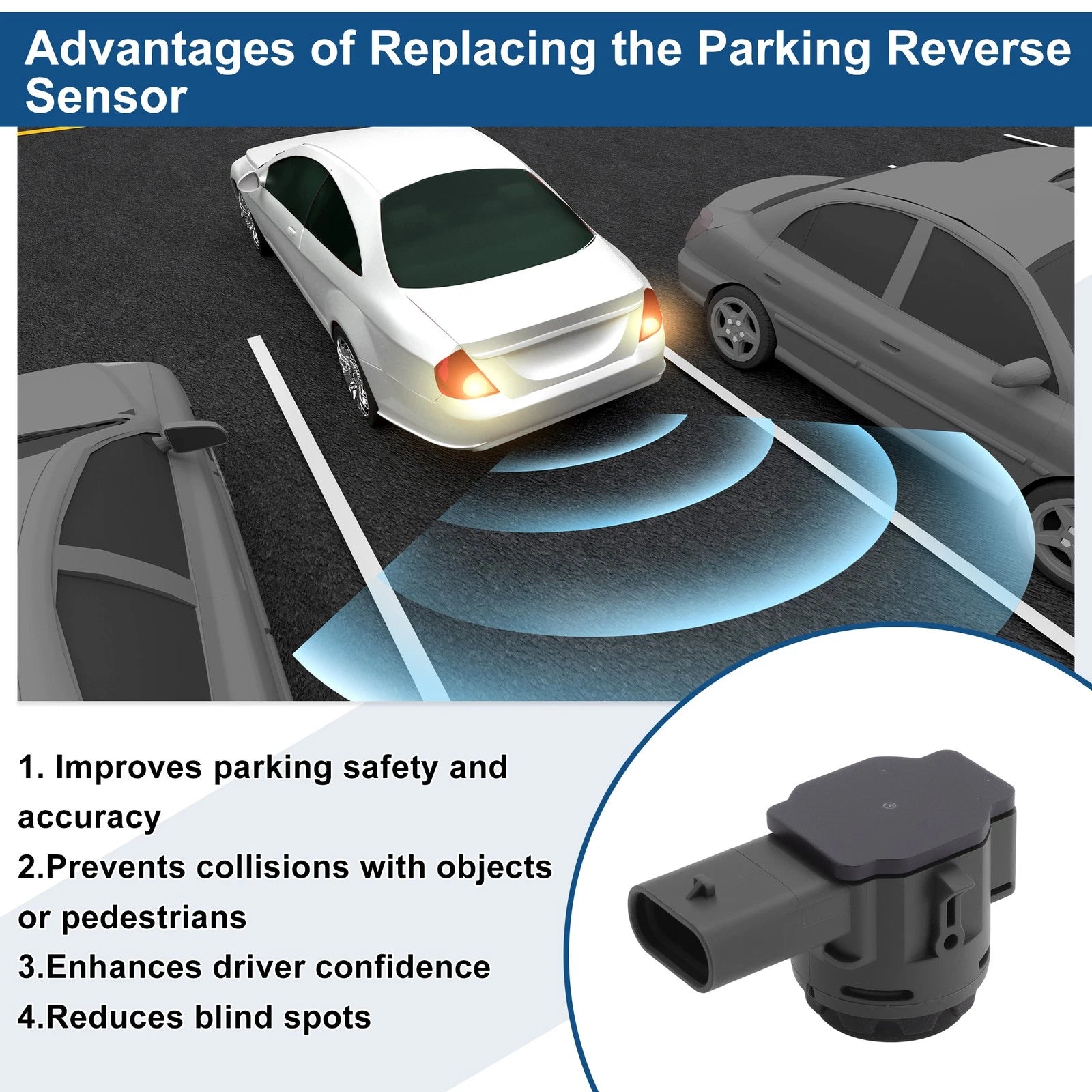 Reverse Backup Parking Sensor for BMW X5 G05 (2019–2023) No.66209826786