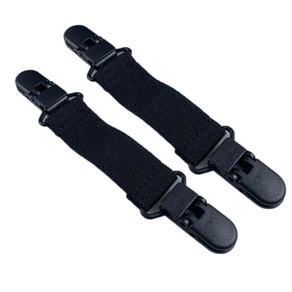 Elastic Boot Clips for Secure Grip Pant Leg Straps (Adjustable)