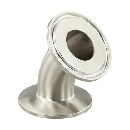 304 Stainless Steel Clamp 45 Degree Elbow Pipe Fitting for Systems