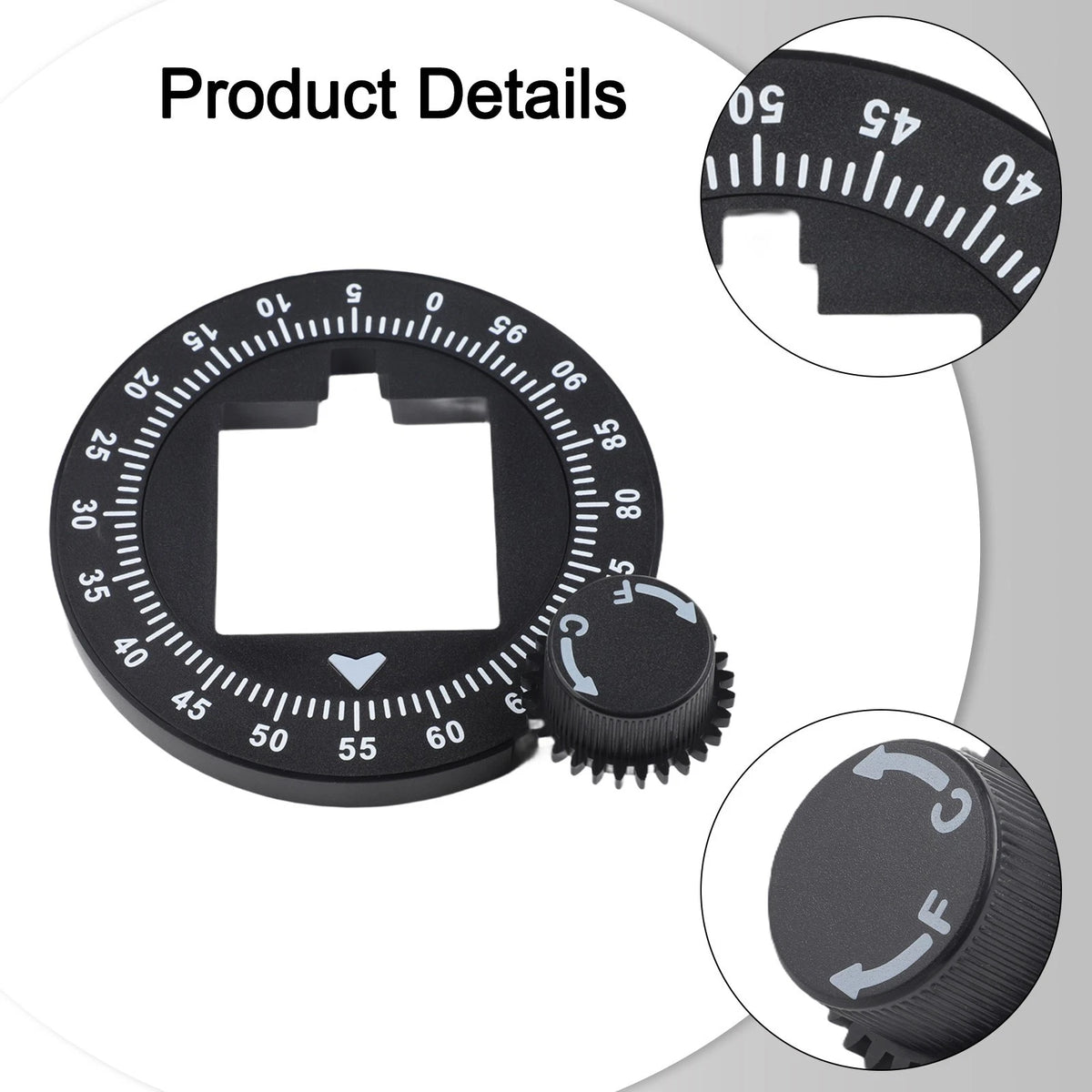 Aluminum Grinder Scale Plate for Eureka Specialita, Mignon Grinders