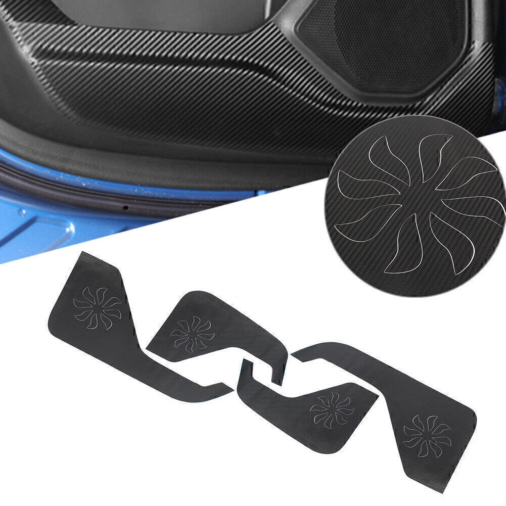 Set of 4 Door Anti Kick Pad Protection Covers for Ford Explorer (2020–2022)