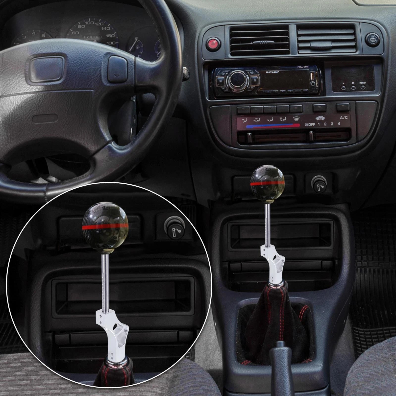 Gear Shift Knob Extender Lever Extension for Honda EG EK (1992–2001)