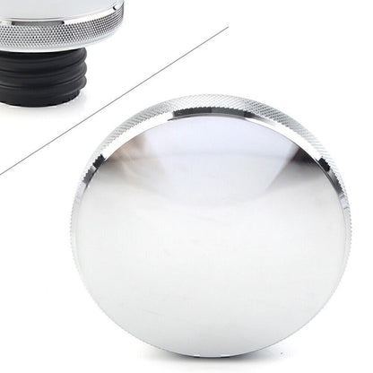 Chrome Vented Gas Cap for Harley Dyna, Road King, Heritage, Softail