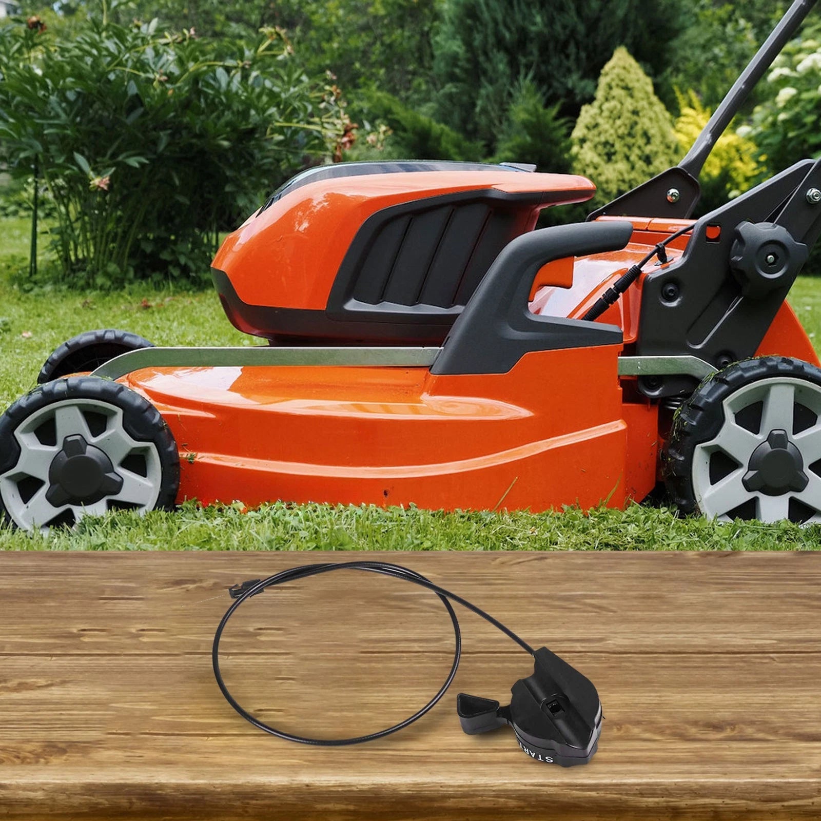 Throttle Cable for Lawn Mowers (Compatible with Multiple Brands)