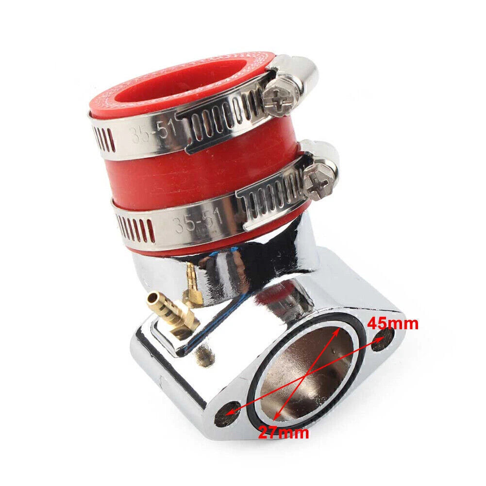 Intake Manifold for GY6 150cc Chinese Scooter GoKart (Performance, Red)