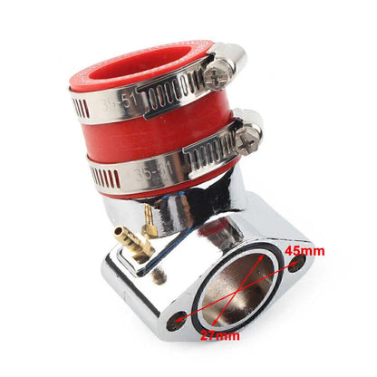 Intake Manifold for GY6 150cc Chinese Scooter GoKart (Performance, Red)