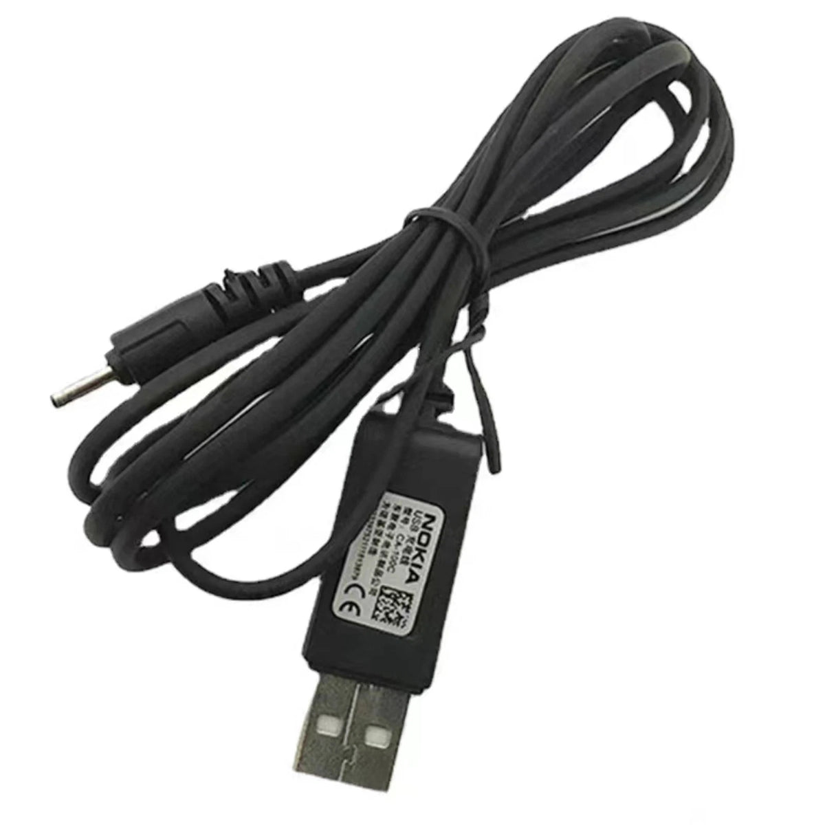 DC 2mm to USB Charger Cable for Nokia CA-100C (Compatible Models)