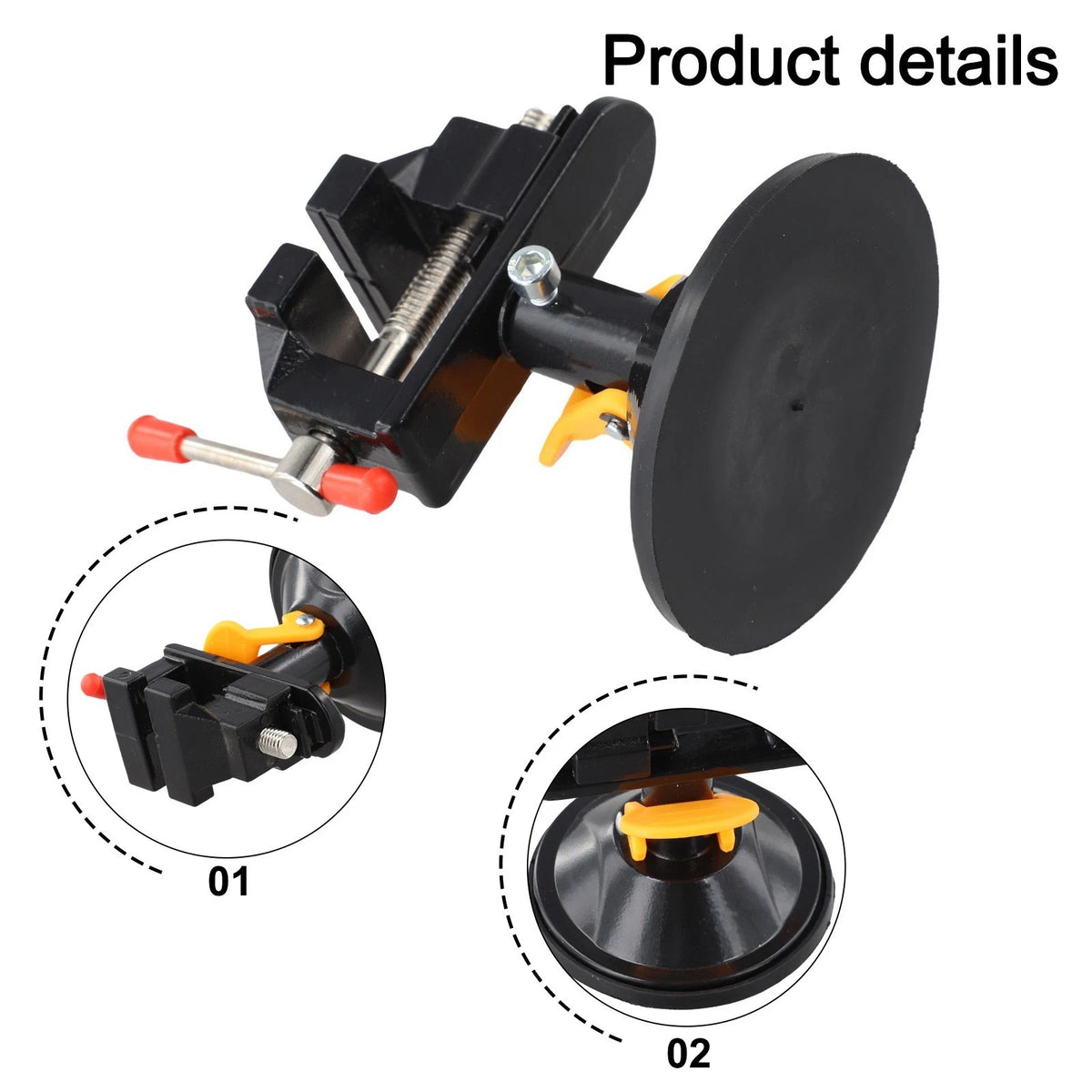 Adjustable Table Vise for Safe Grinding and Polishing Operations