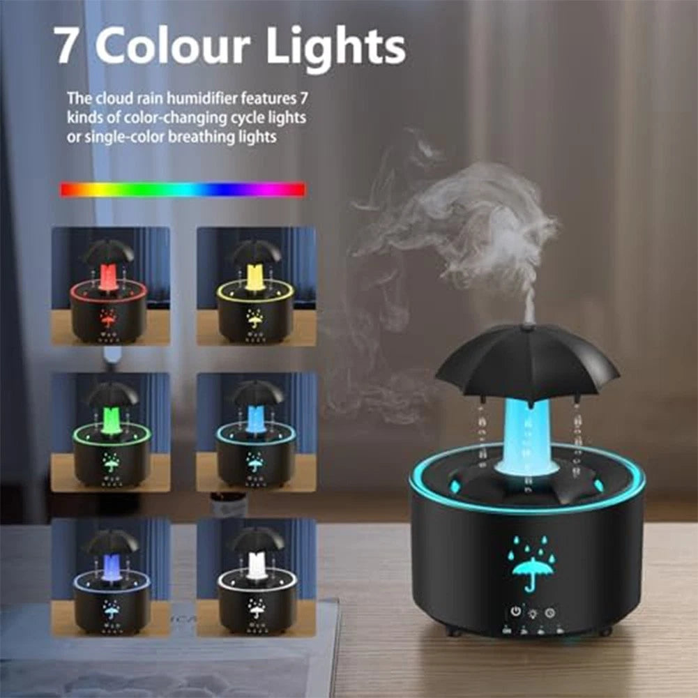 Aromatherapy Diffuser with Umbrella Humidifier and 7 Color LEDs
