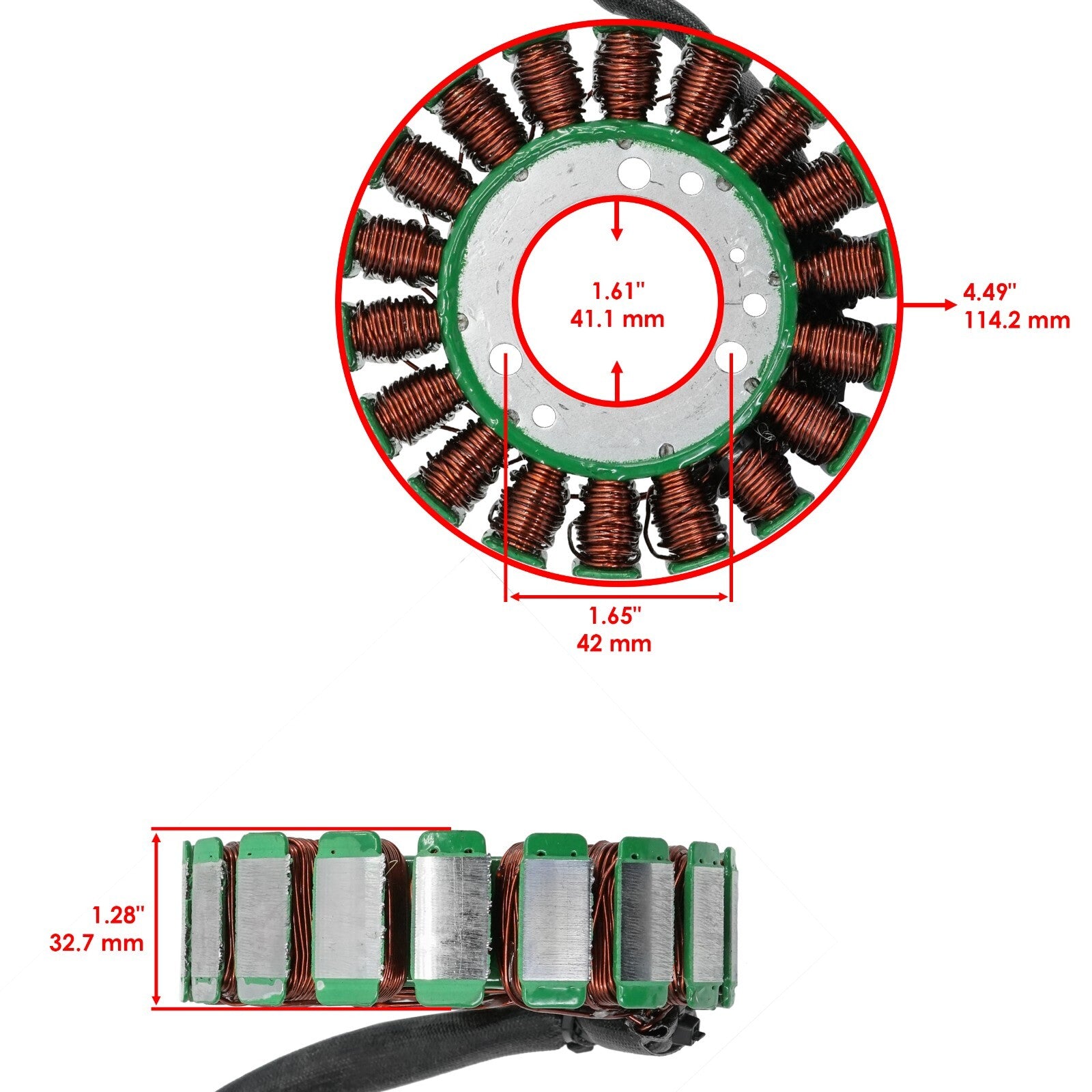 Stator With Regulator Replacement for Can Am Maverick X3 Turbo (2018–2018)
