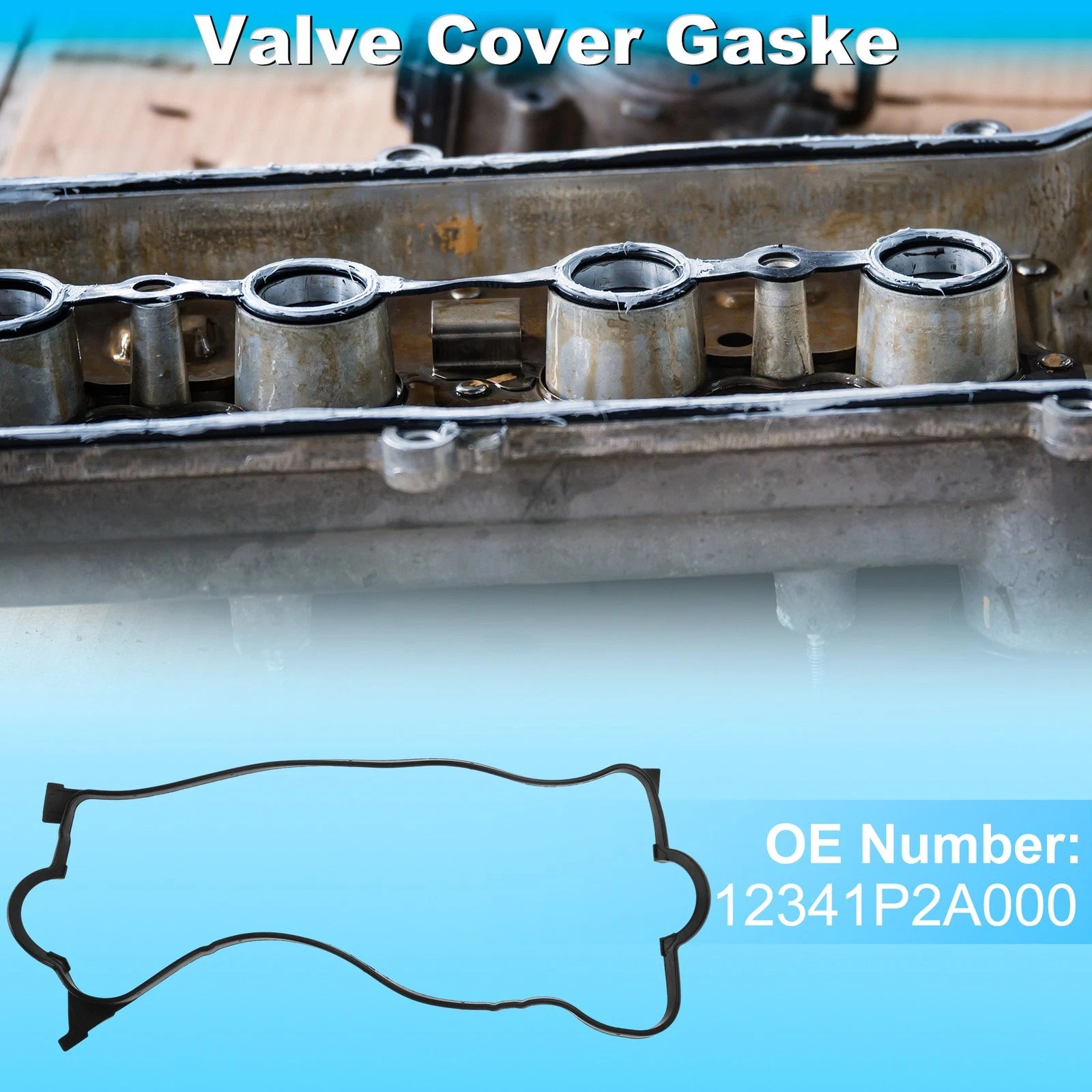 Valve Cover Gasket Replacement for Honda Civic (1992–2000) 1 Piece