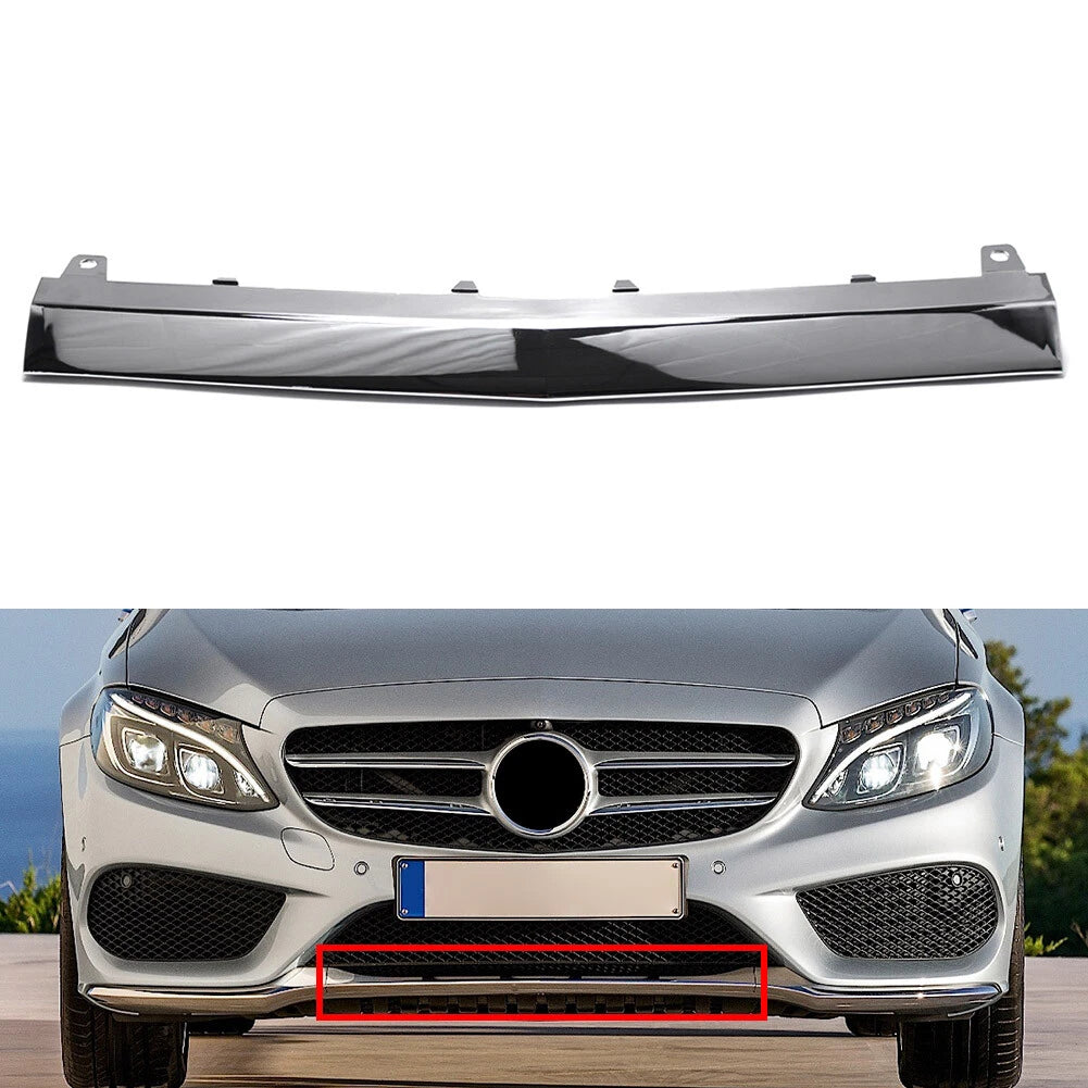 Front Bumper Lower Middle Molding Trim for Mercedes Benz C Class W205 (2015–2018)