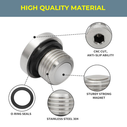 Front Differential Fill and Drain Plug for Polaris RZR ATV (Gen 3)