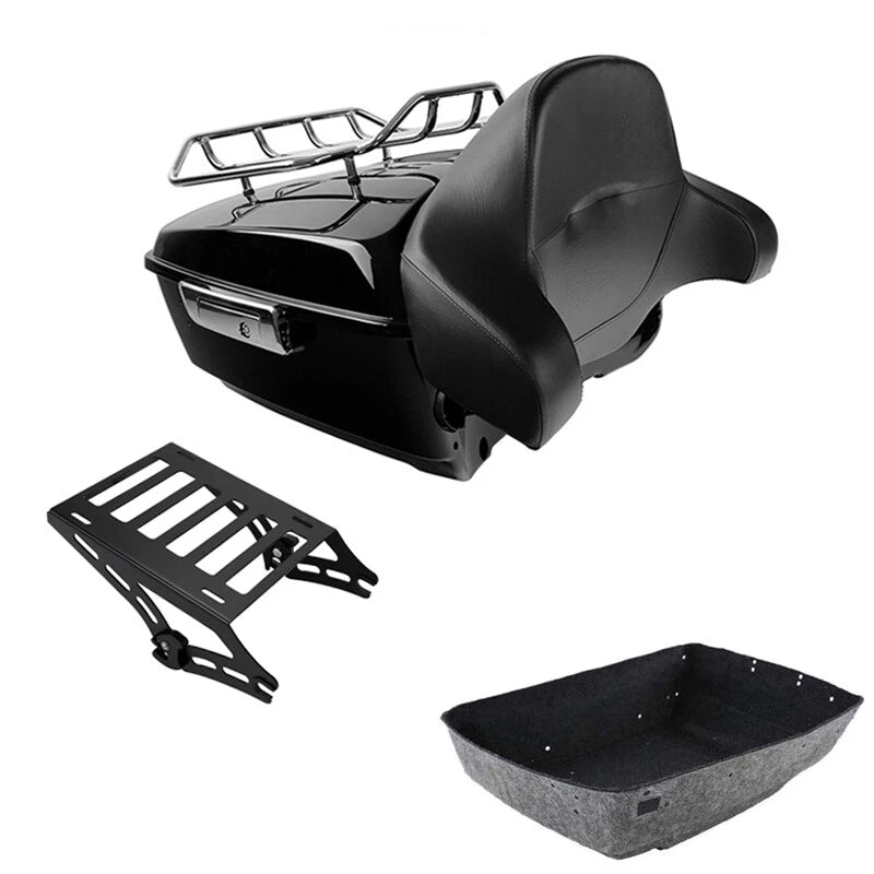 Trunk Rack Backrest Mount for Harley Touring Road Glide (2014–2026)