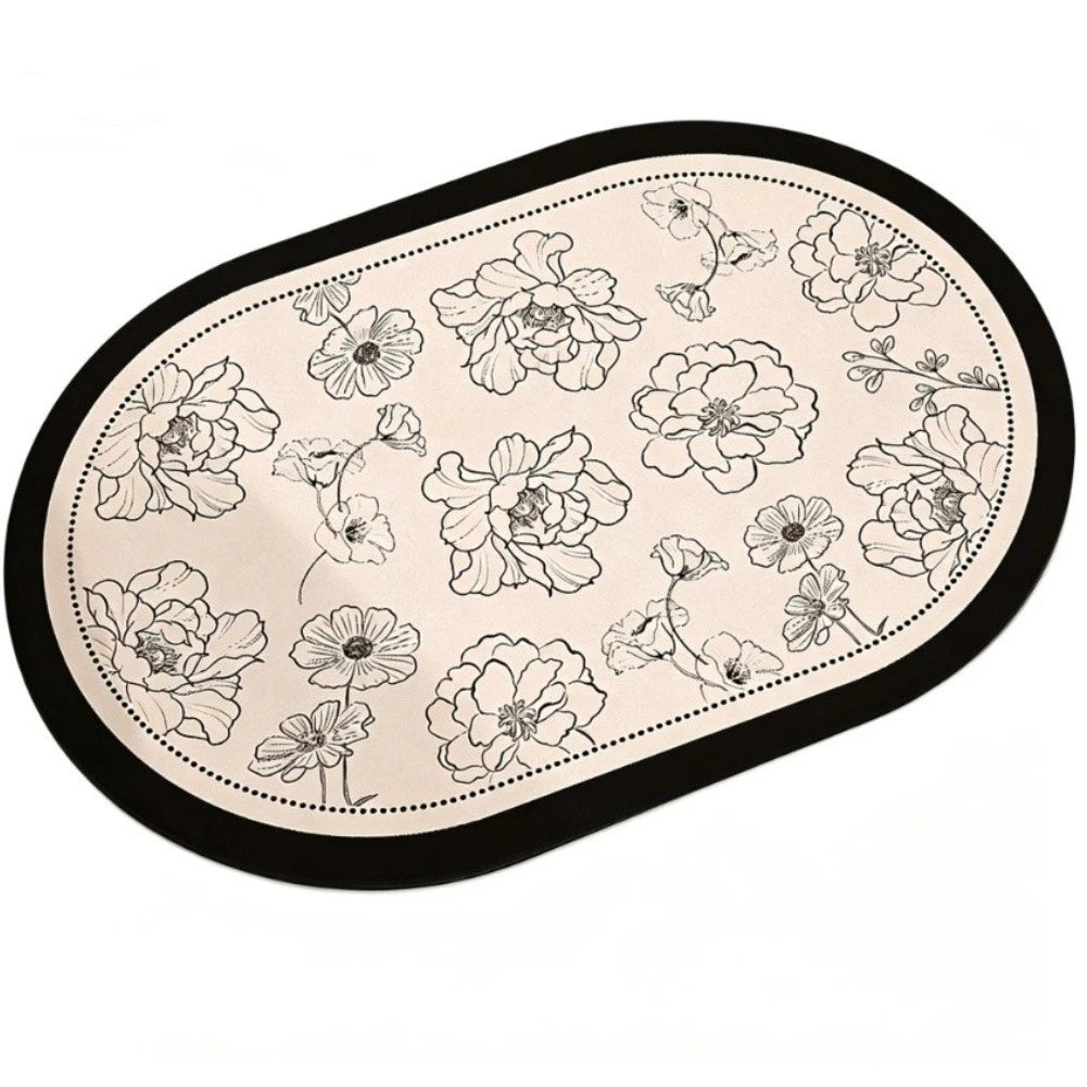 Non-Slip Diatomaceous Earth Bathroom Mat 40x60cm