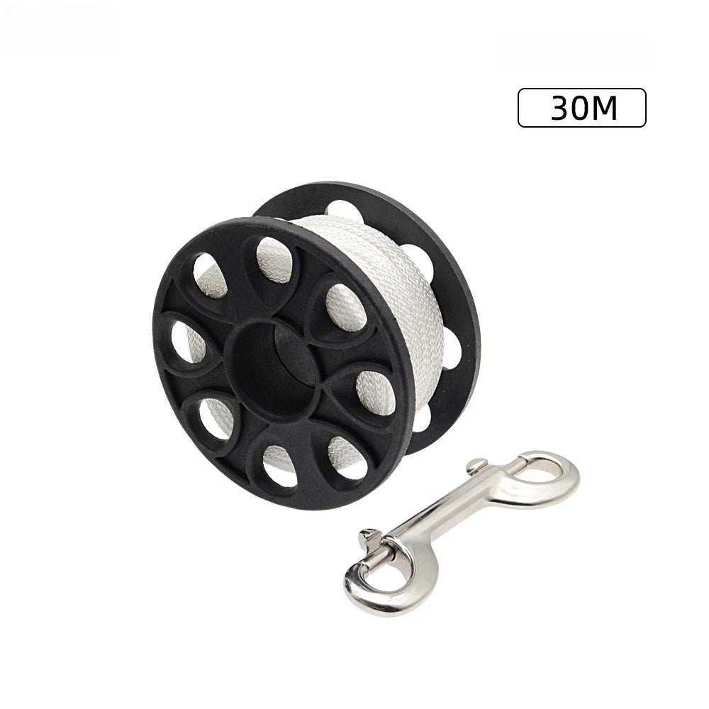 Underwater Diving Reel for 3050m Depth with Plastic Frame and Stainless Steel Hooks